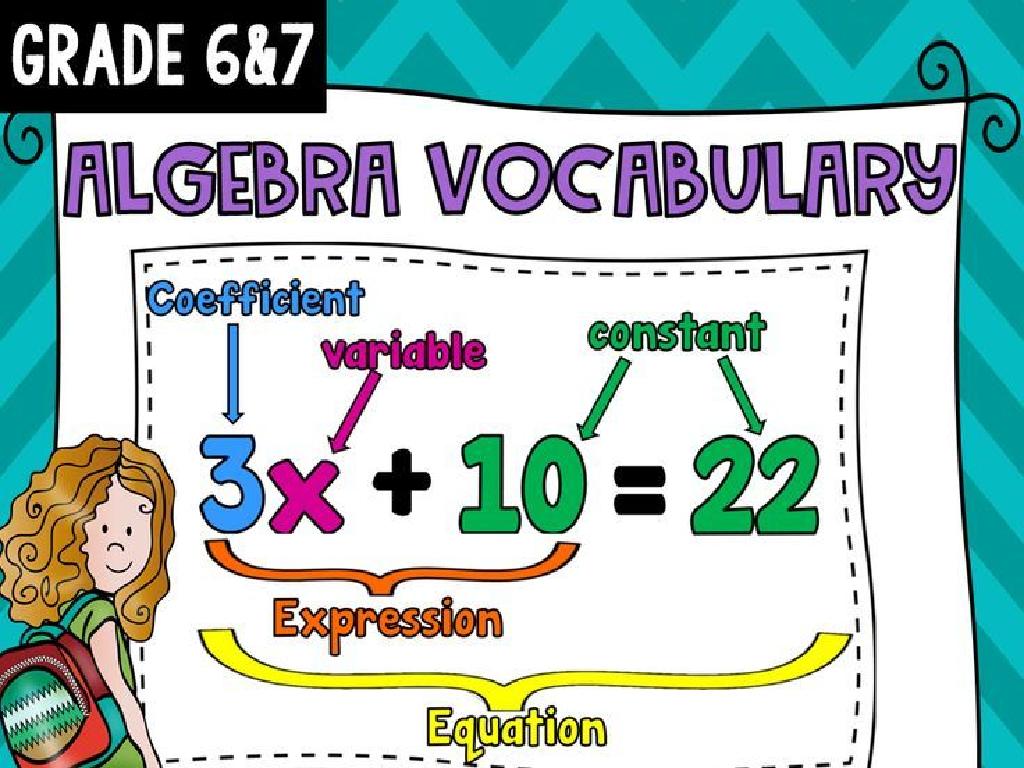 algebra vocabulary cards