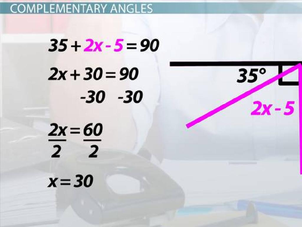 complementary angles solution