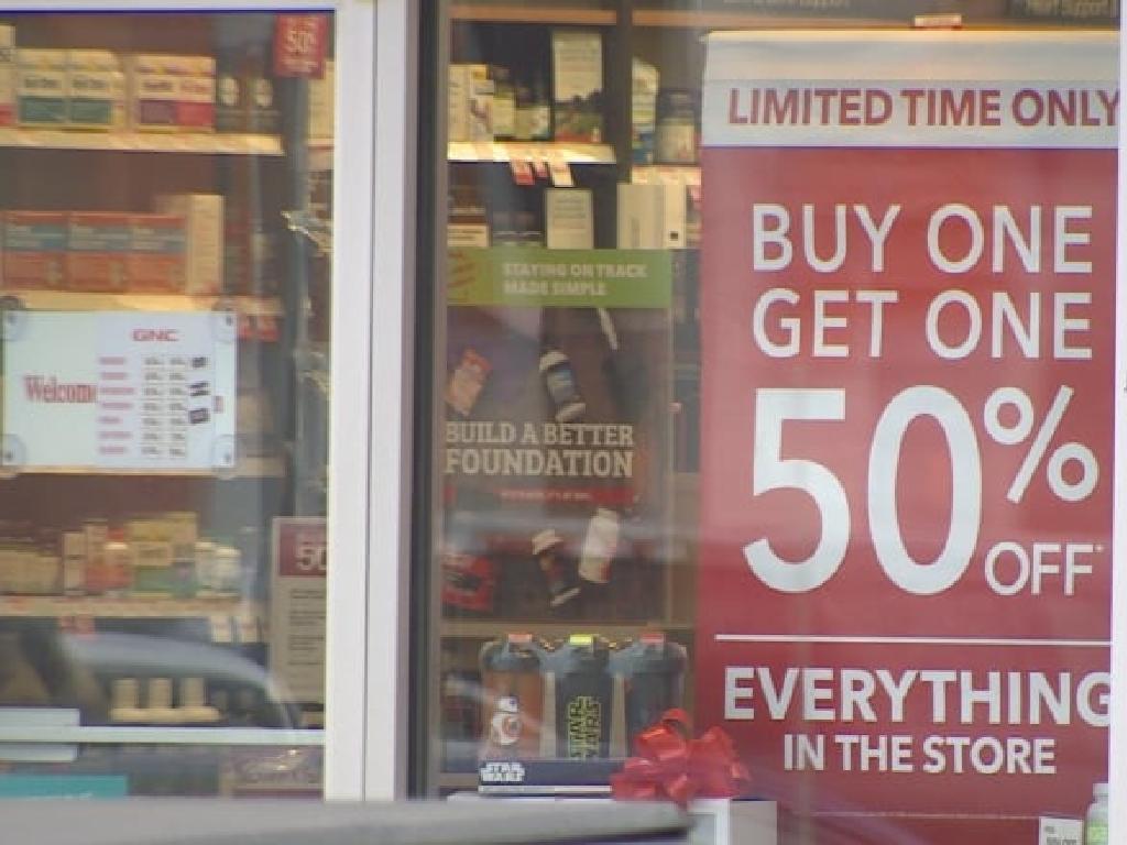 red sale sign