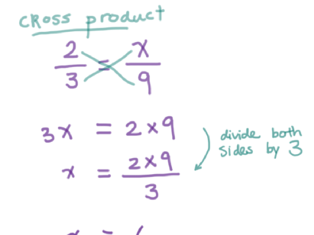 proportion equation solving