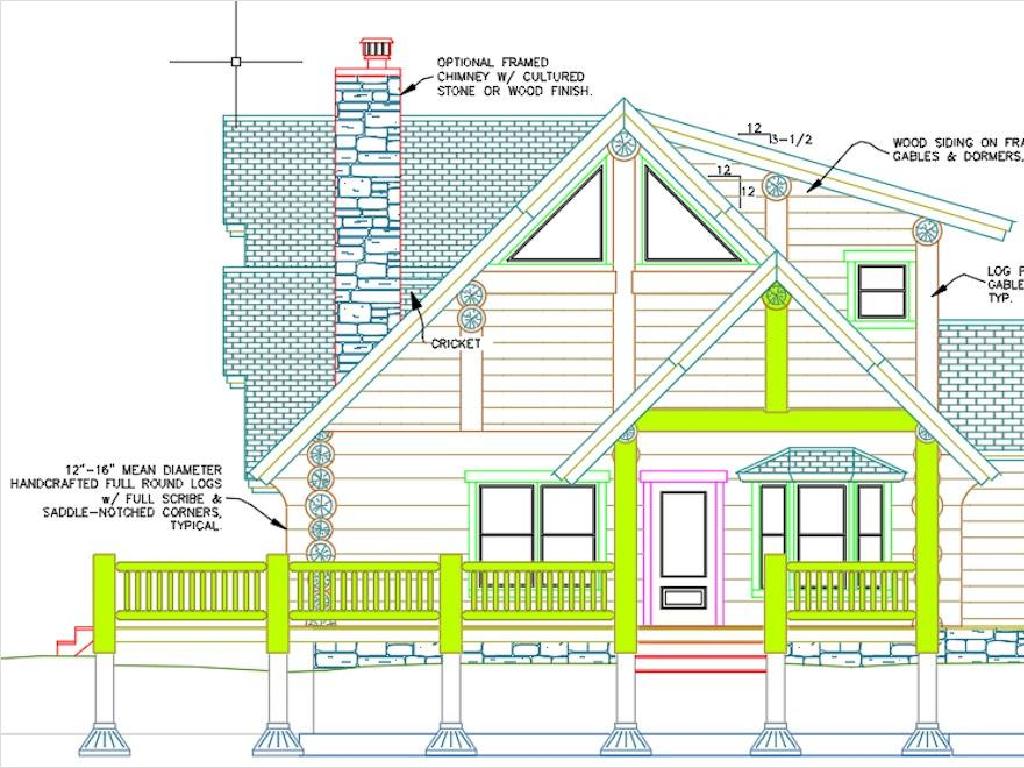 log cabin blueprint