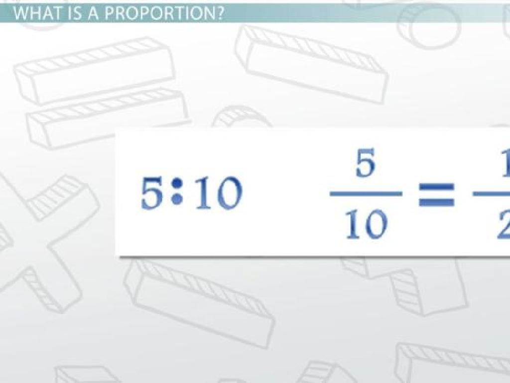 equivalent fraction proportions