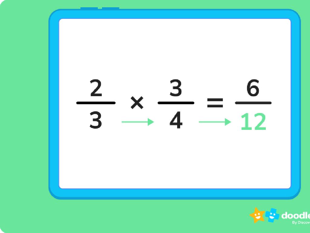 fraction multiplication whiteboard