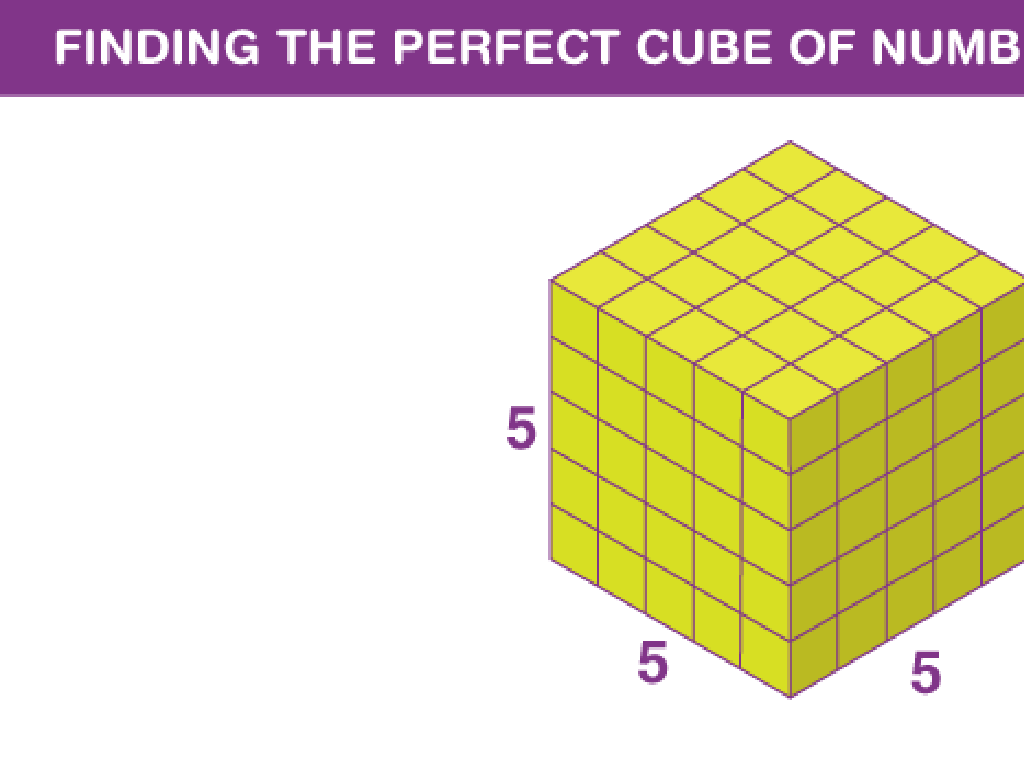 yellow cube labeled 5