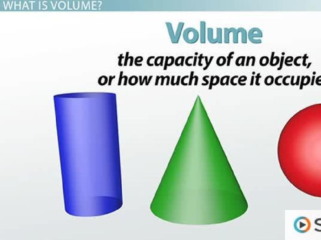 cylinder cone sphere volume