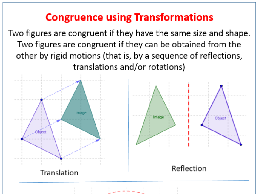 congruence transformations example