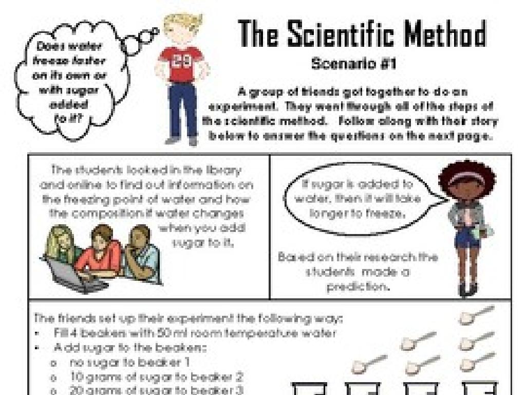 students freezing water experiment