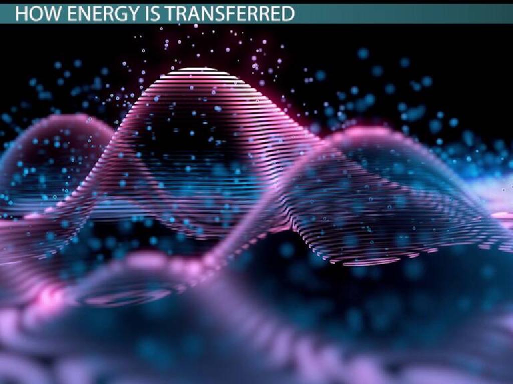 glowing energy waves