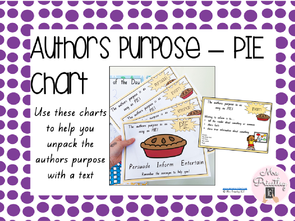 authors purpose chart