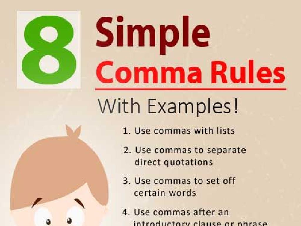 comma rules examples