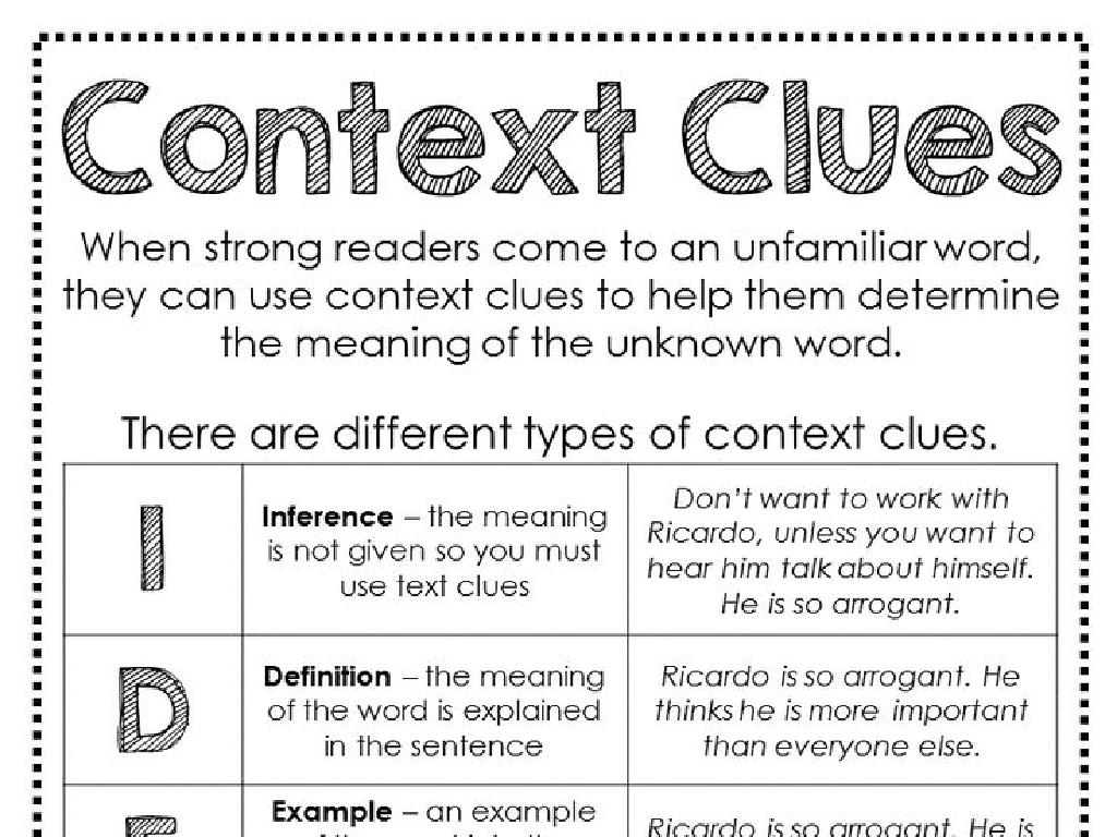 context clues examples