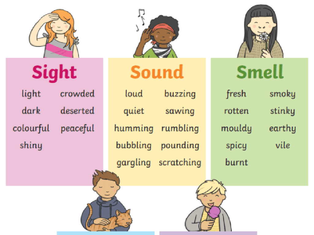 sensory words children