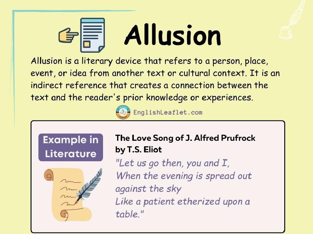 eliot allusion example