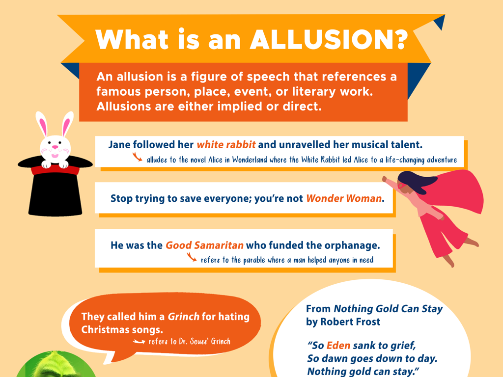 allusion examples infographic