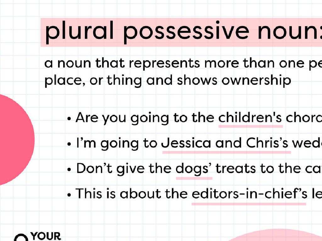 plural possessive nouns