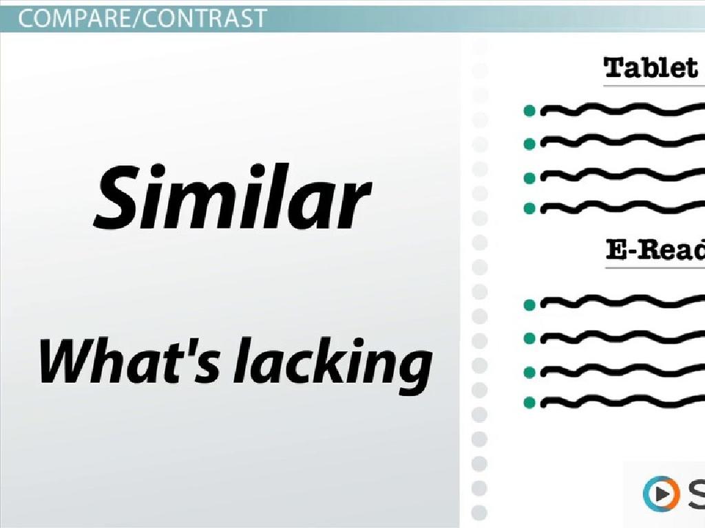 tablet e-reader comparison