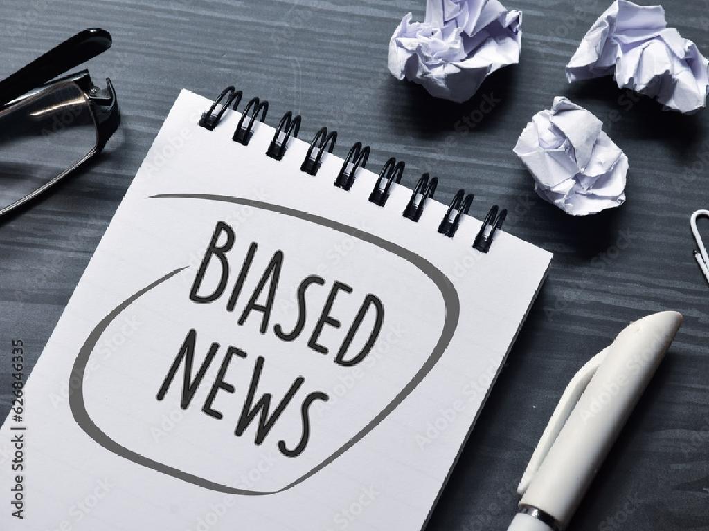 biased news notepad