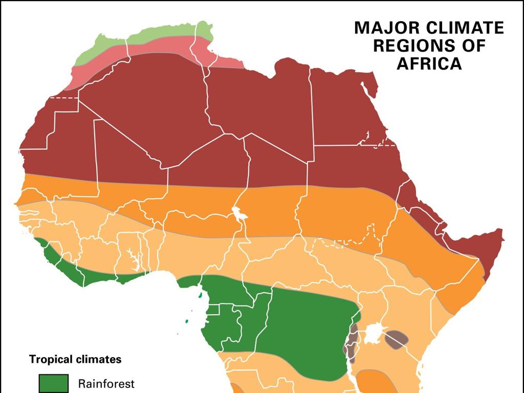 africa climate regions