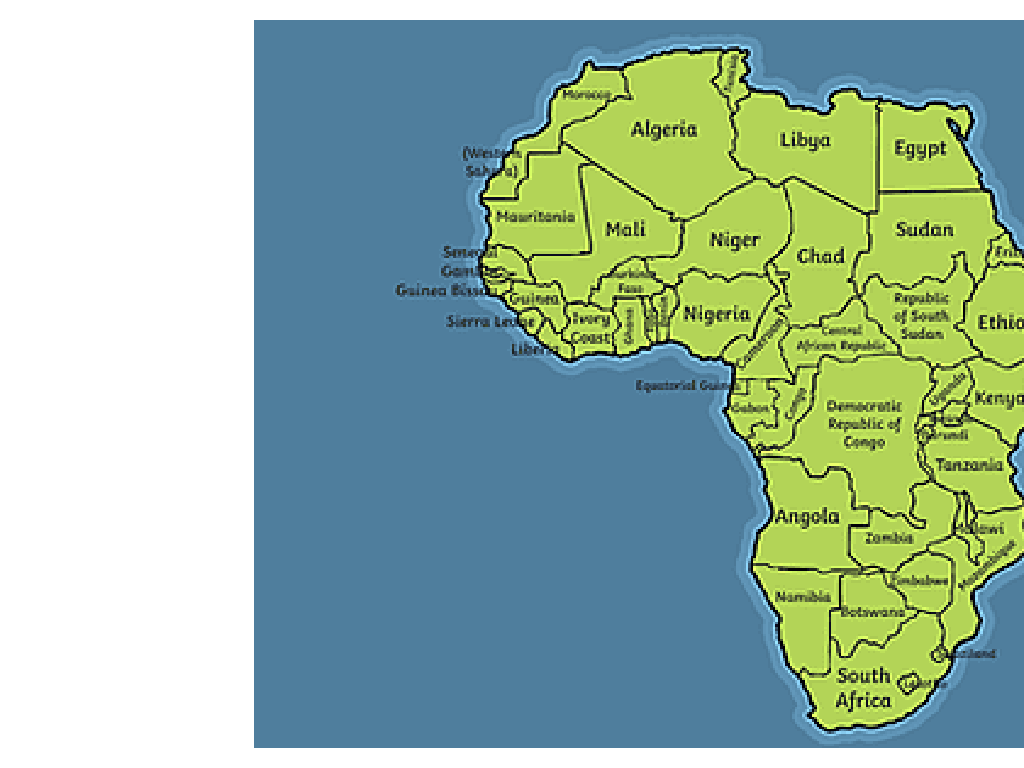 african continent map