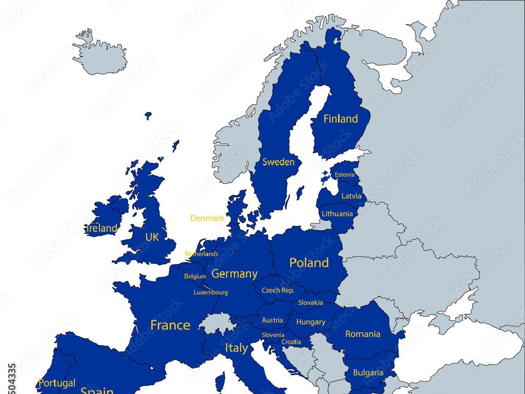 european countries map