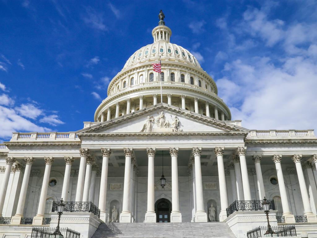 white domed capitol building