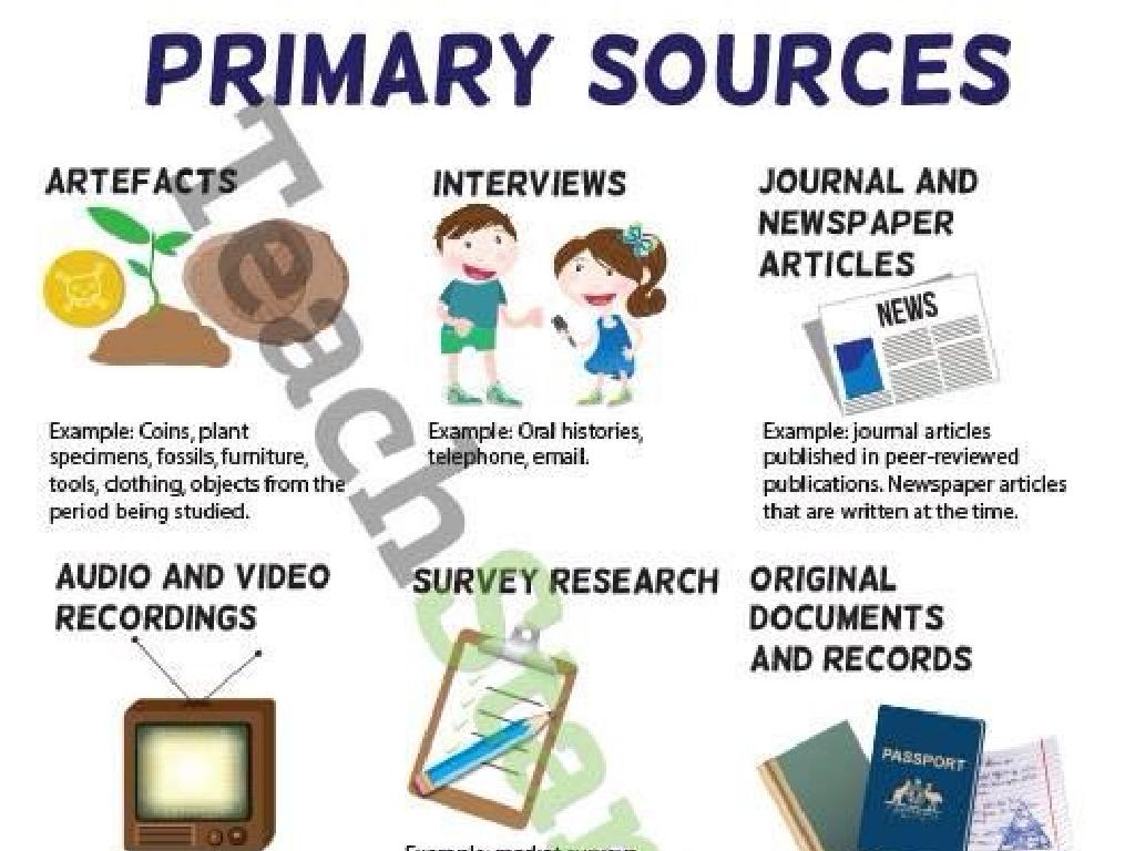 primary sources examples