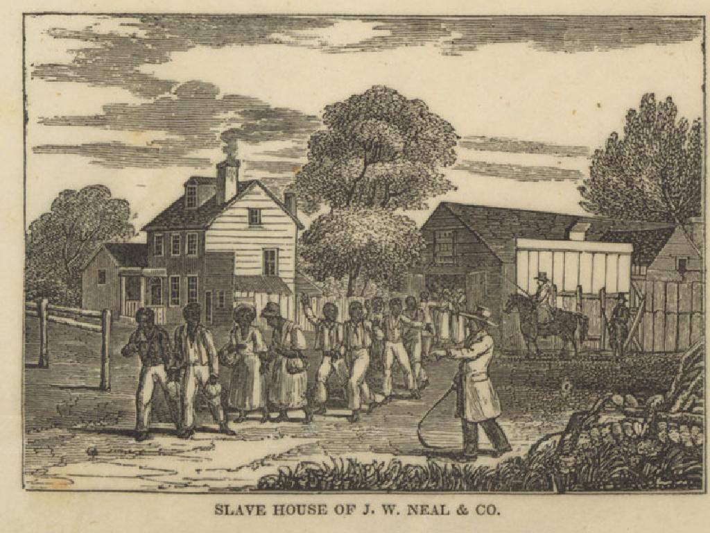 enslaved people procession