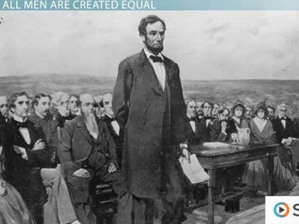 lincoln speech painting