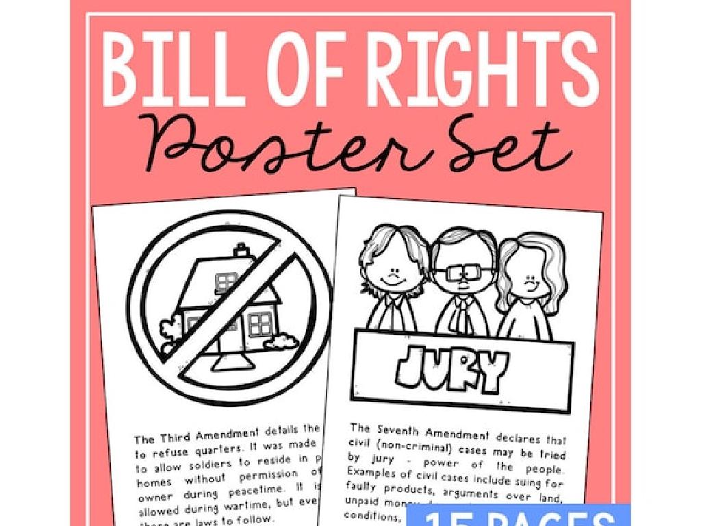 bill rights poster set