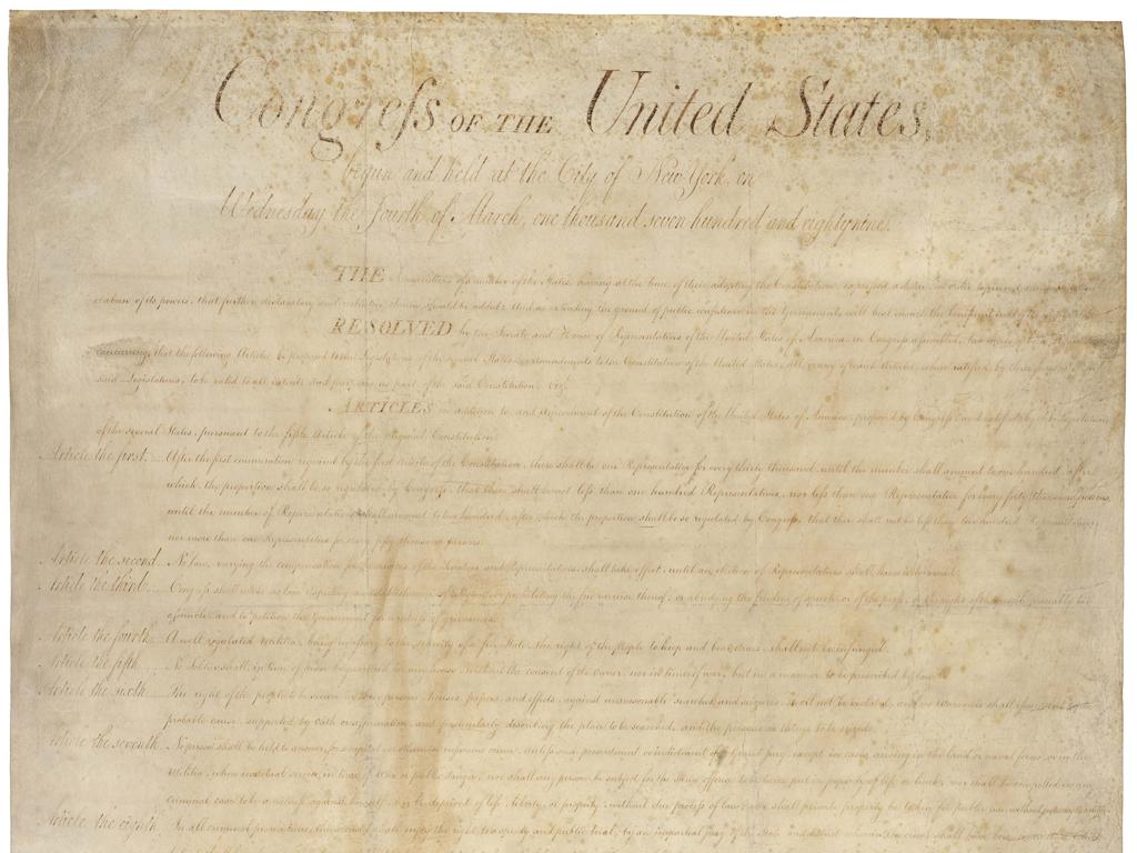 historic congress document