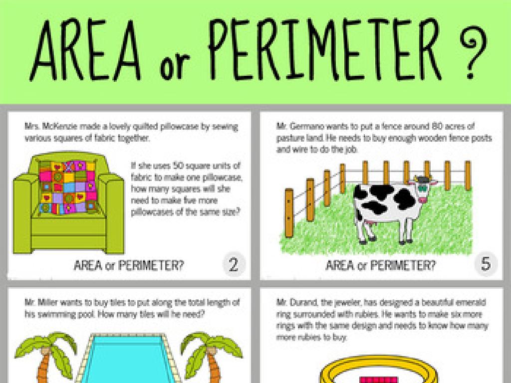 area perimeter examples