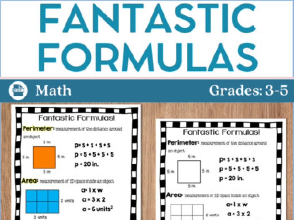 perimeter area formulas worksheet