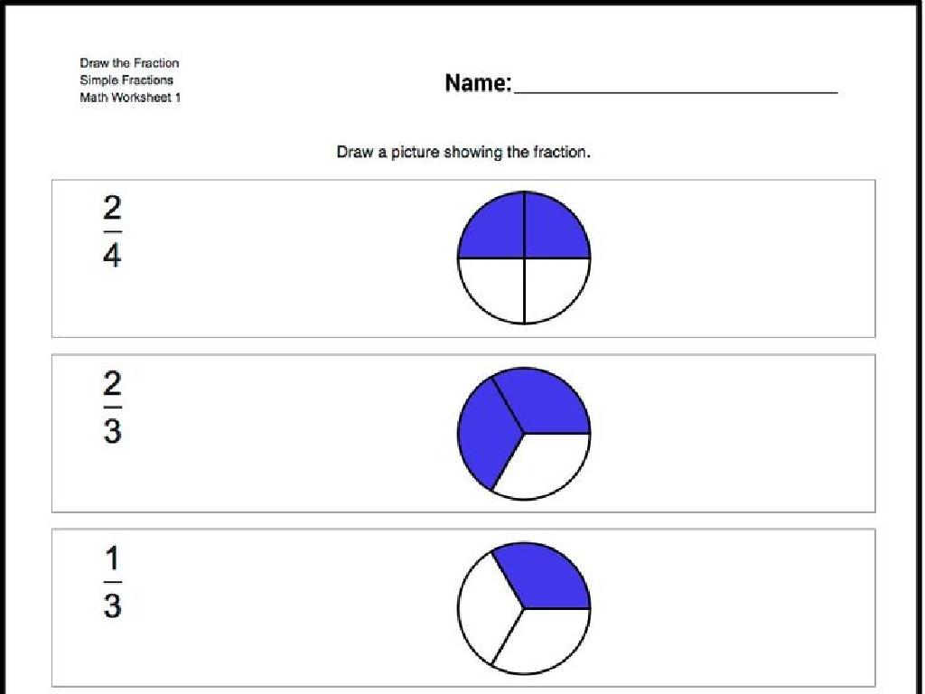 math fractions worksheet