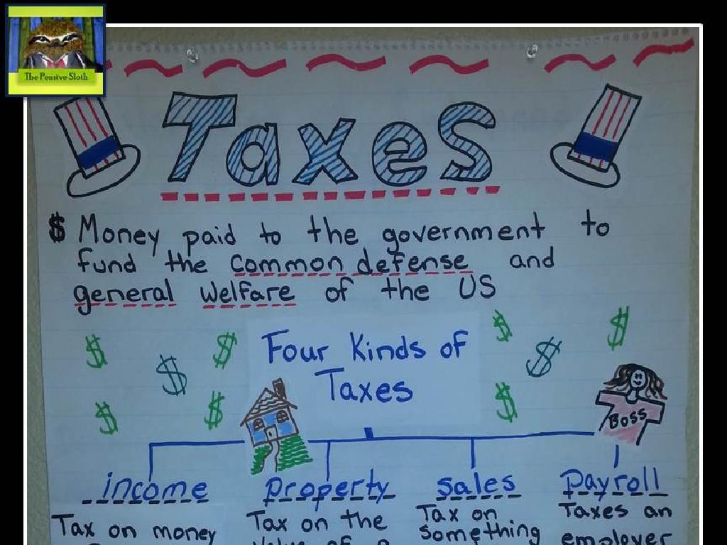 tax categories poster