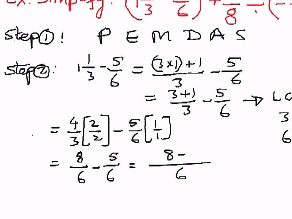 simplifying fraction steps