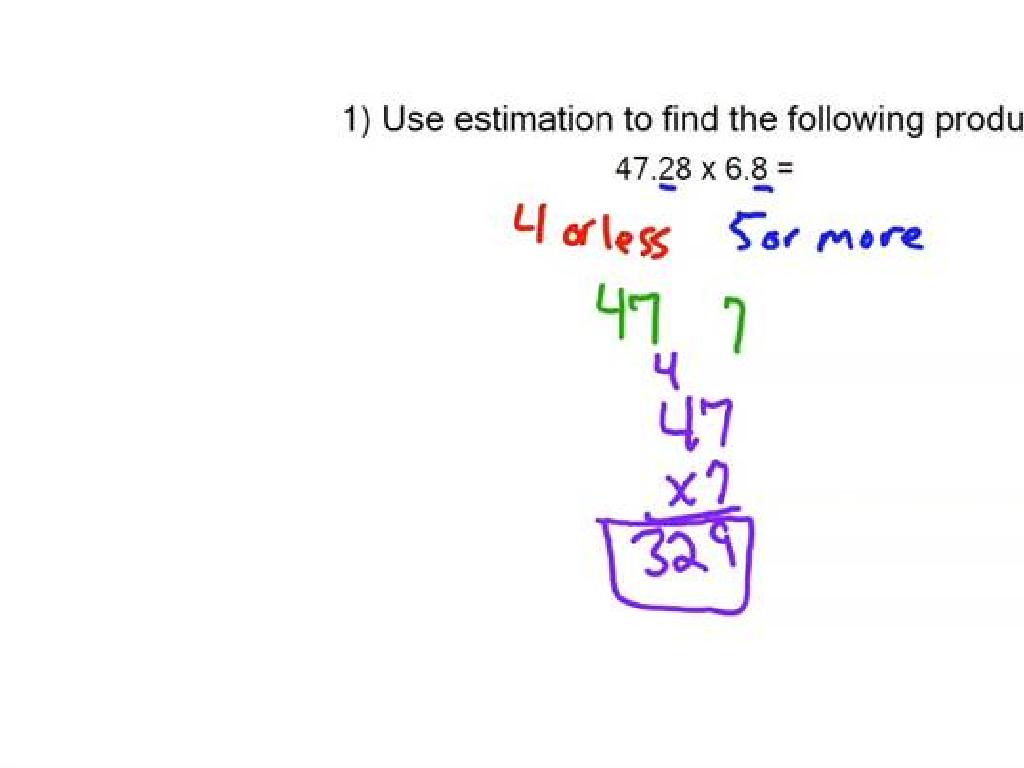 estimation math solution