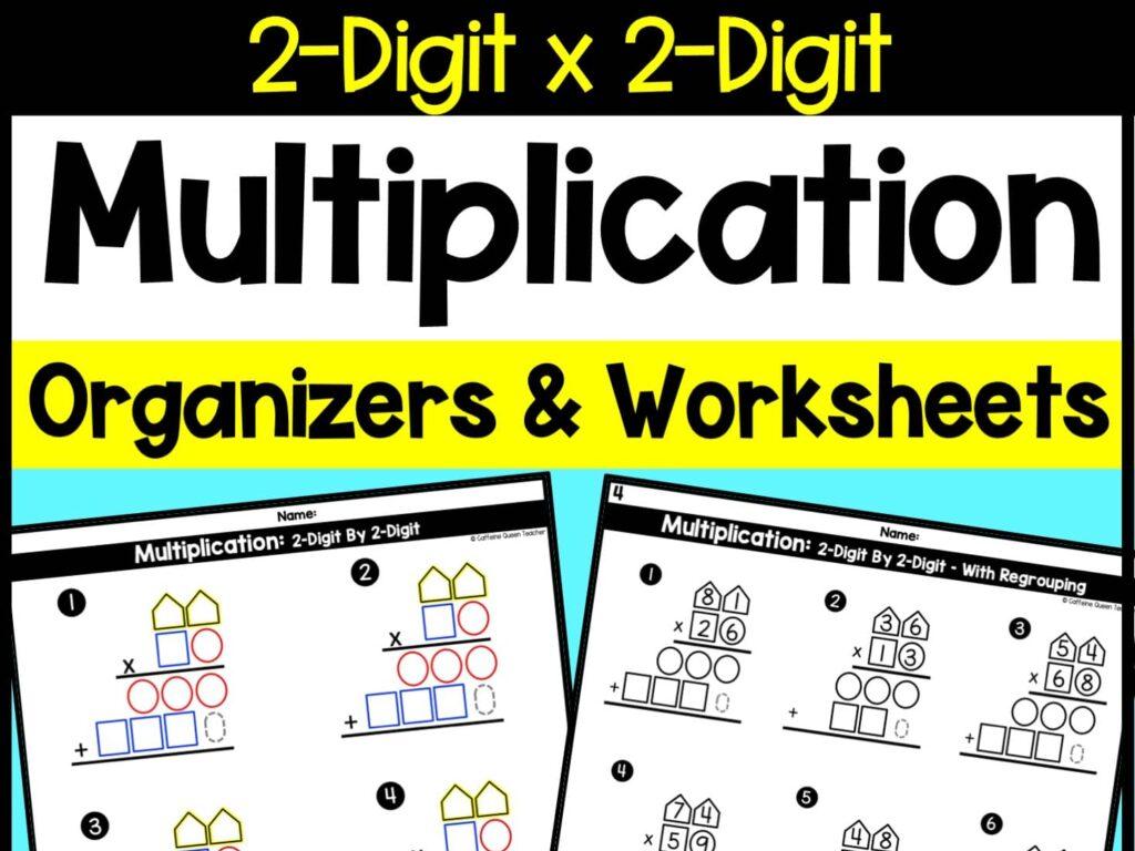 2-digit multiplication worksheets