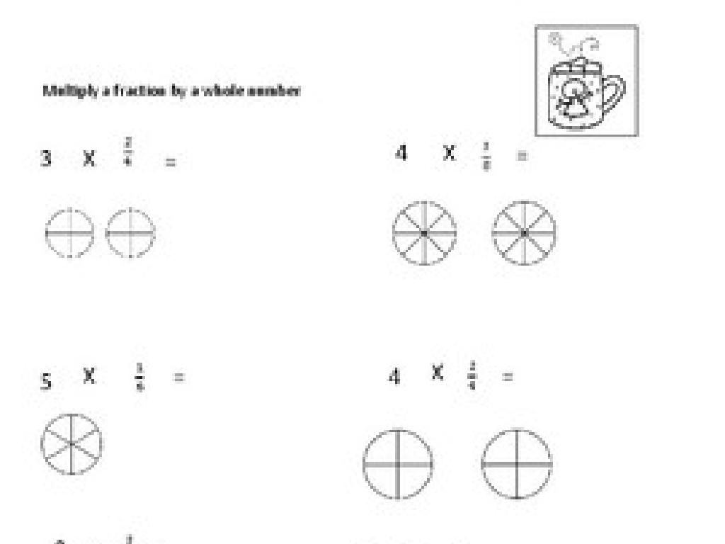 multiplying fractions worksheet