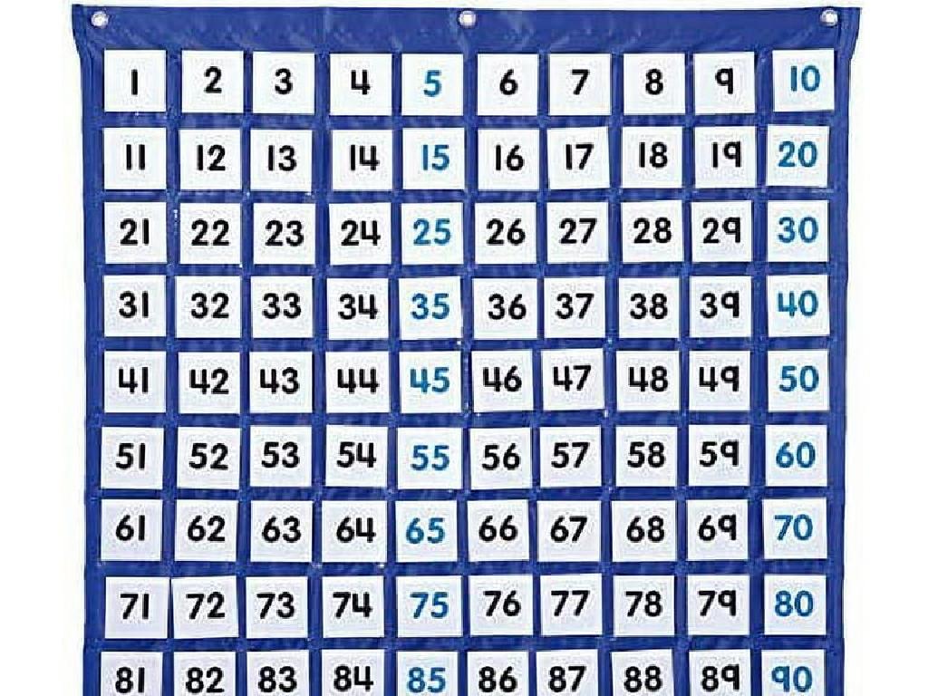 blue number grid