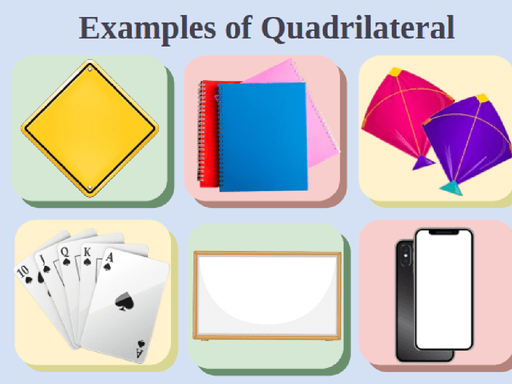 quadrilateral everyday objects