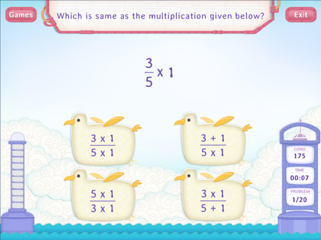 multiplication bird quiz