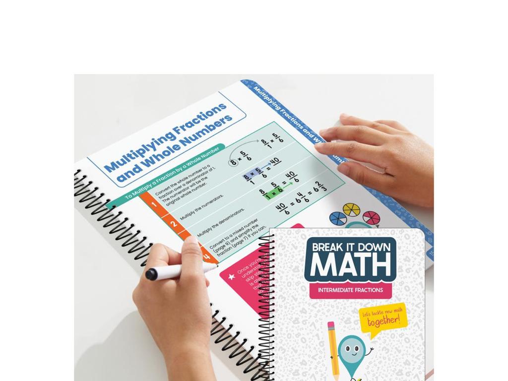 math workbook fractions