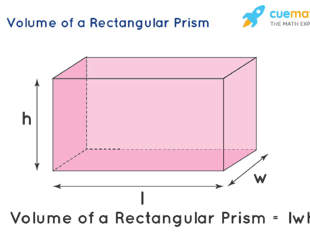 rectangular prism volume formula