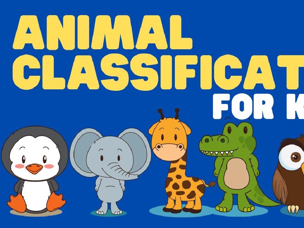 kids animal classification