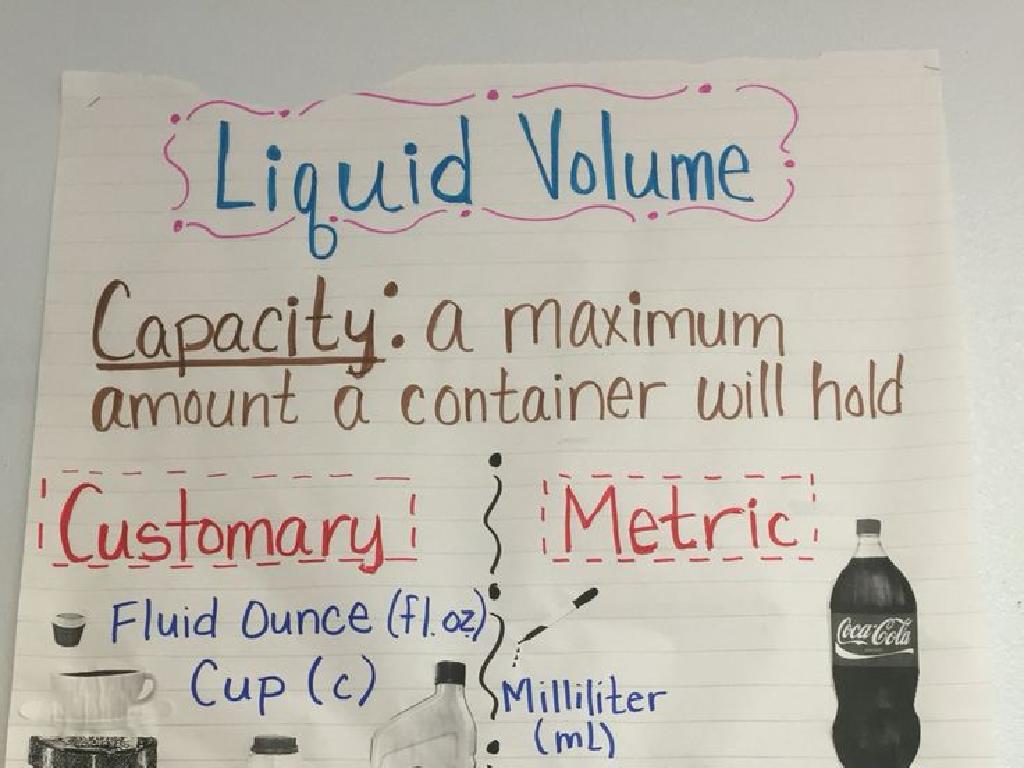 liquid volume comparison