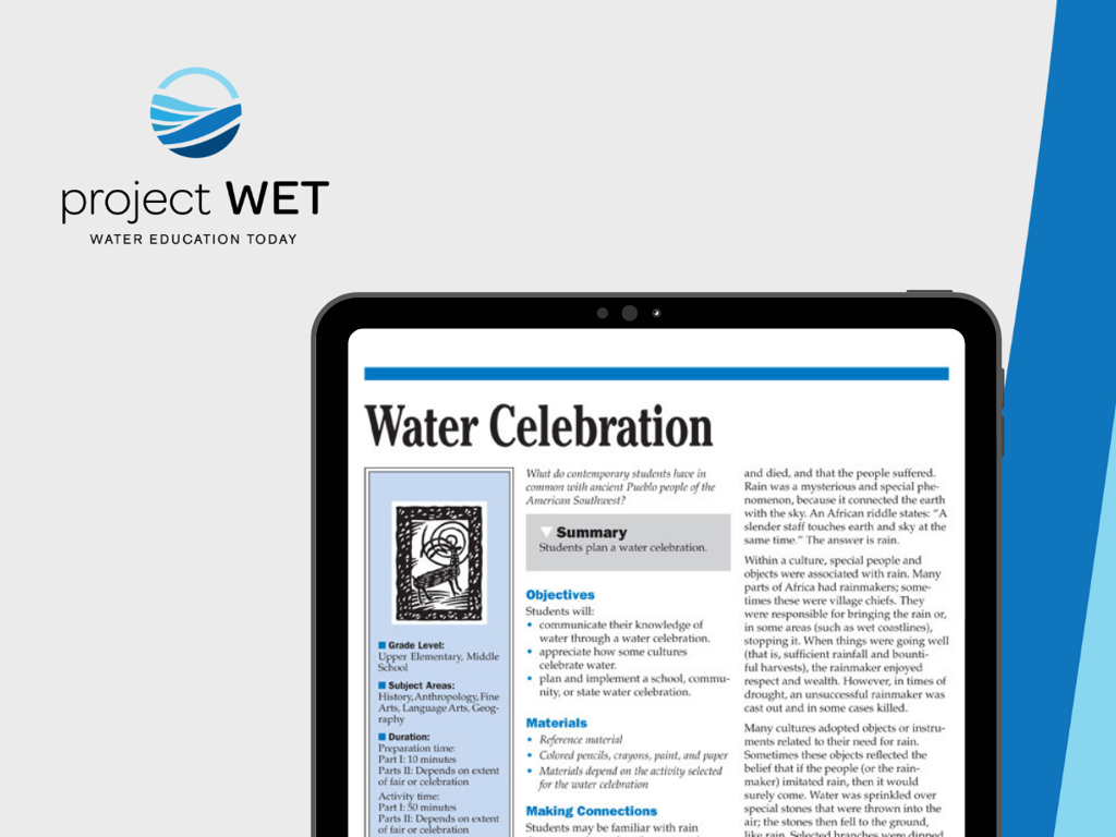 water education tablet