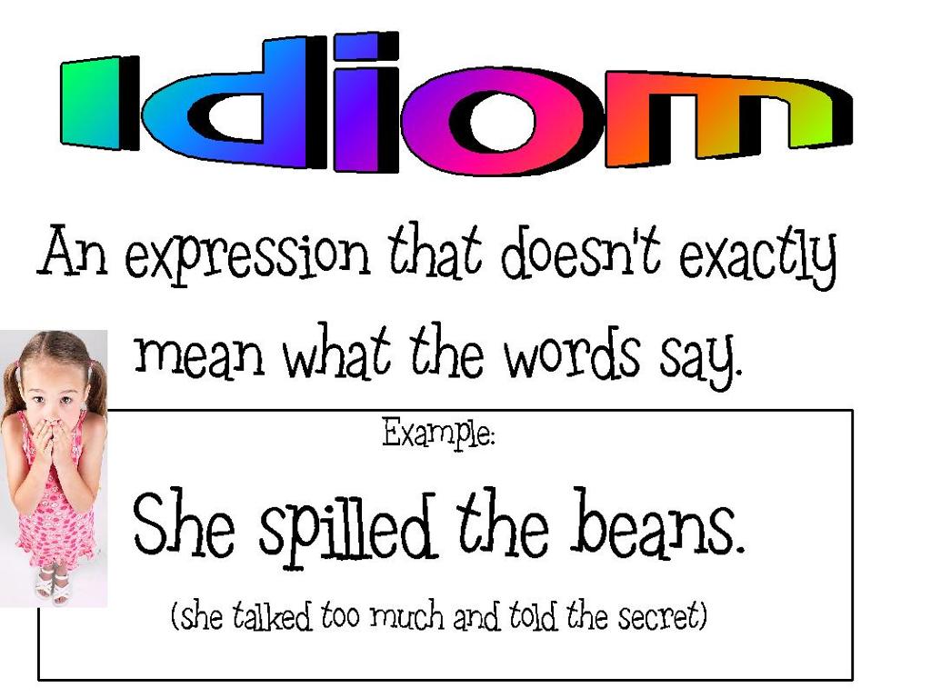 spilled the beans idiom