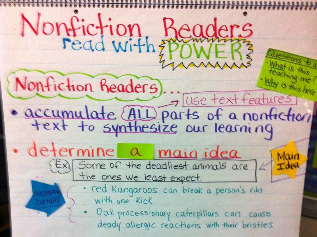 nonfiction reading strategies