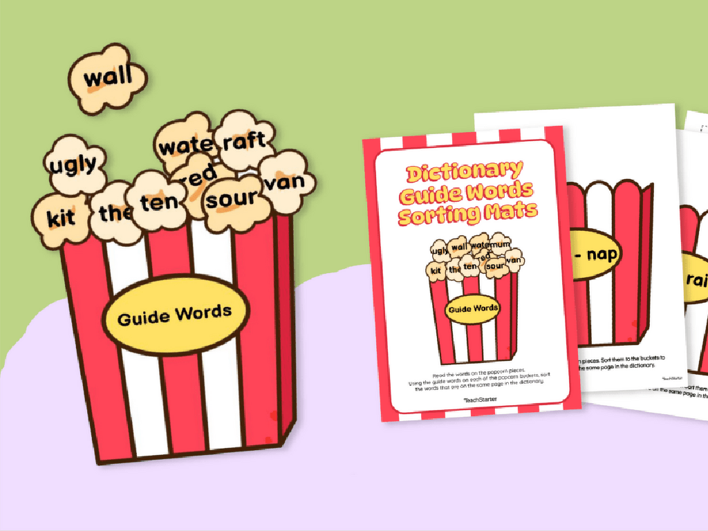 popcorn guide words