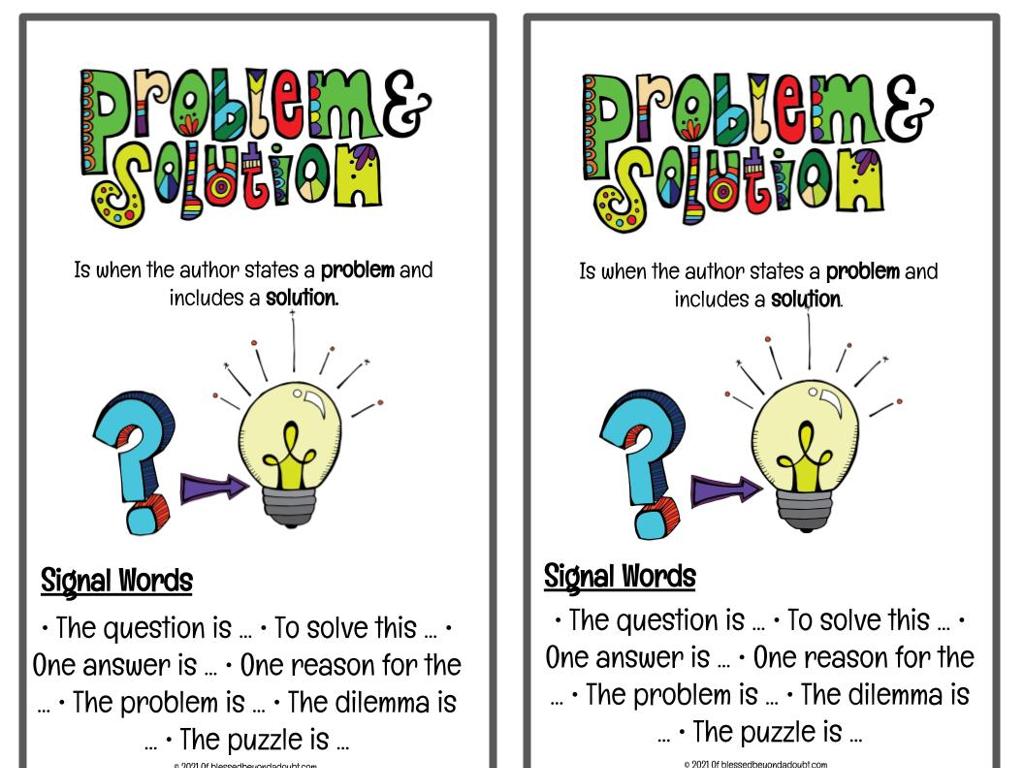 signal words graphic